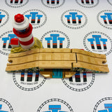 Lighthouse & Drawbridge with Lights and Sound #1 Drawbridge DOESN’T work Wooden - Used