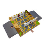 Level Crossing with Ramps BIGJIGS Rail Wooden - New no Box