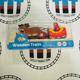 Santa Sleigh with Reindeer, Track and Buffer BIGJIGS Rail Wooden - New in Box