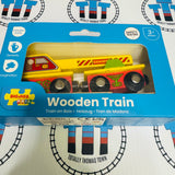 Crane Wagon with Track BIGJIGS Rail Wooden - New in Box