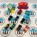 Capsule Plarail Wind-Up and Pull Along Broken Pieces, Missing Pieces, Missing Stickers Fair Condition/Glued Value Pack #7 - Used