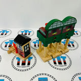 Logan and the Big Blue Engines Set with Trains and Book (See Notes) Wooden - Used