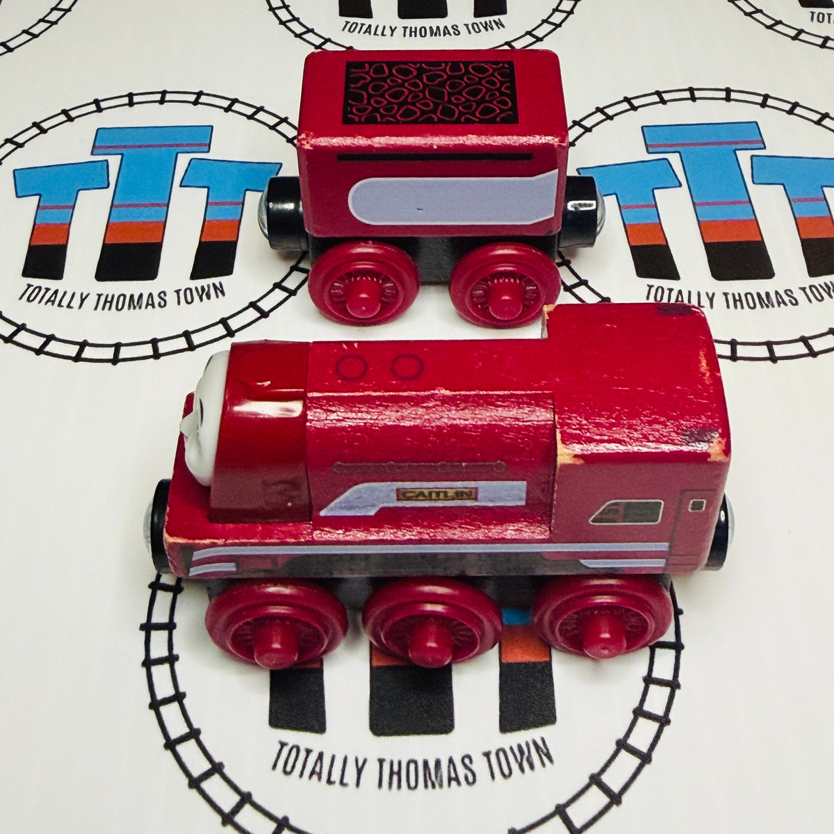 トーマス　ブリングス Caitlin and Tender (Thomas Wood Mattel Fully Painted) Wooden