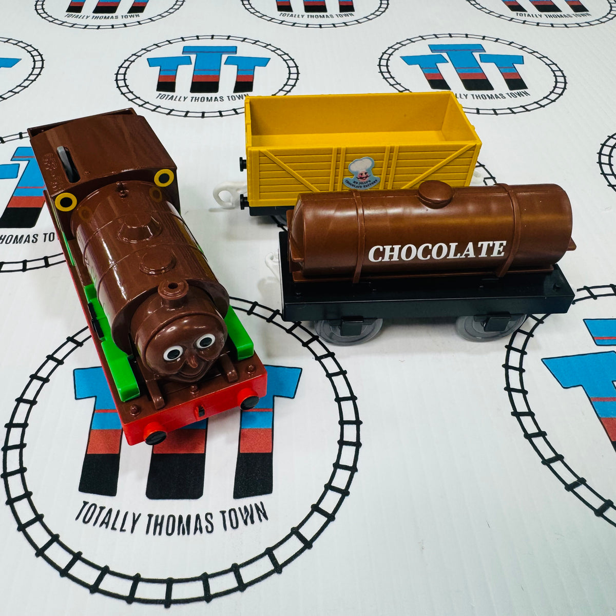 Chocolate Percy　ネイビー38 Chocolate Covered Percy and Cars New No Box - TOMY – Totally