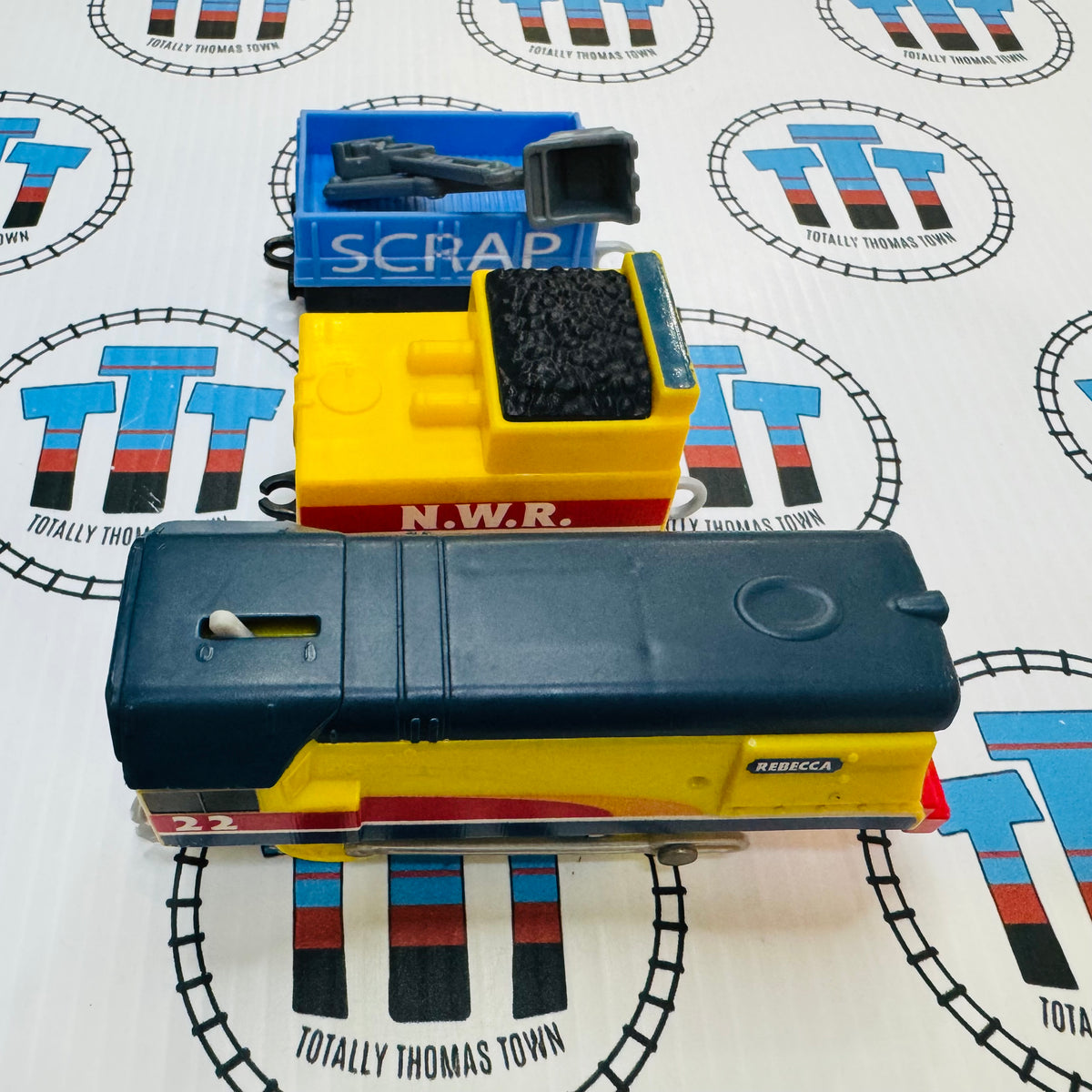 Rebecca and Tender with Partial Cargo (2013 Mattel) Used