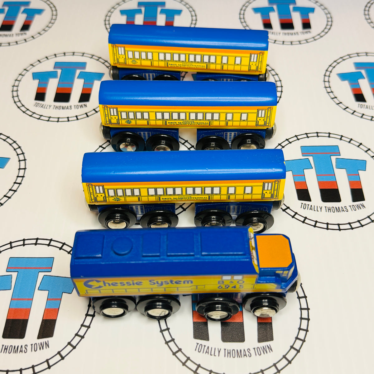 TTT 金トレジャー Chessie System Train Pack Maxim Lionel Heritage Series Train Rare