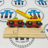 Crane Wagon with Track BIGJIGS Rail Wooden - New in Box