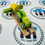 Tractor and Crop Sprayer with Track BIGJIGS Rail Wooden - New no Box