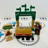 Pirate Cove Discovery Set with Cargo Car (Boat sometimes gets stuck/Track No Road) Wooden - Used