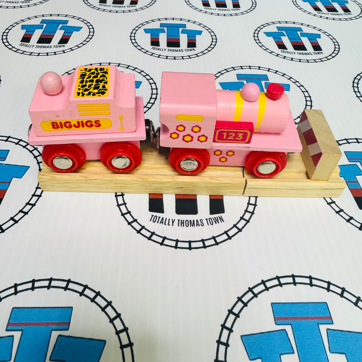 Bigjigs Toys GWR Saddle Engine – Holz-Spielzeugzug Mit Magnetischen Kupplungen