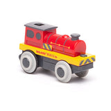 Mighty Red Loco Battery Operated Engine BIGJIGS Rail Wooden - New in Box