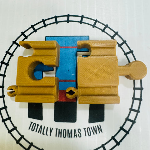 Adapter 2 Pieces Wooden to Trackmaster Track Used - Generic Brand