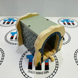 Grey Stone Tunnel Rail Wooden - New in Box