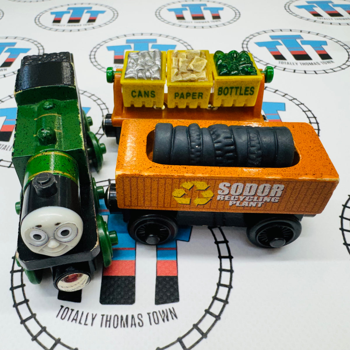 Whiff and the Scrap Cars (Learning Curve) Wooden - Used – Totally