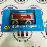 Mighty Red Loco Battery Operated Engine BIGJIGS Rail Wooden - New in Box
