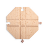 Crossing Plate Track BIGJIGS Rail Wooden - New no Box