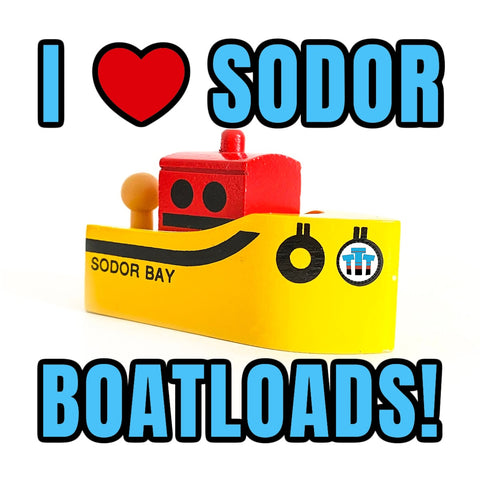 Totally Thomas Town Sodor Bay Tugboat Sticker