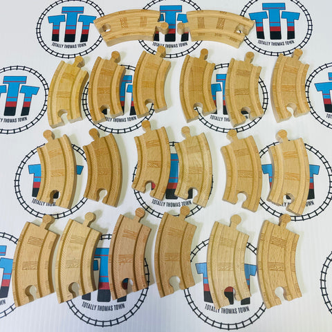 3.5" Curved Track Pack 20 Pieces Used - Thomas Brand