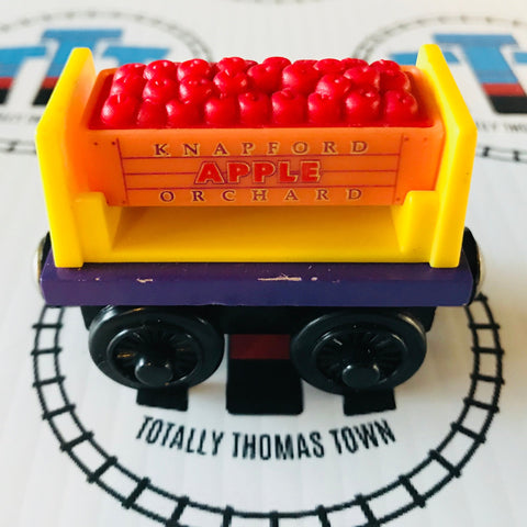 Apple Cargo Car (2003) Good Condition Wooden - Used - Totally Thomas Town