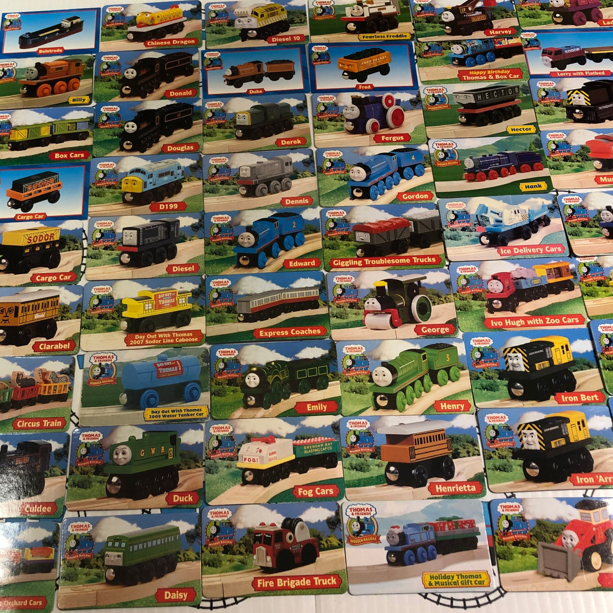 Wooden Railway Character Card Used T Z 1 Card Choose Your