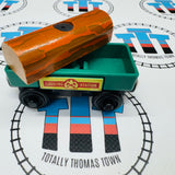 Jumping Jobi Wood Log Car (Learning Curve 2003) Wooden - Used