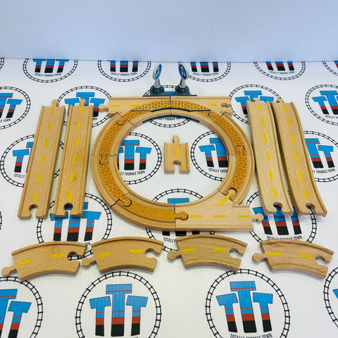 Disney Pixars Cars Track Pack #2 Wooden - Used