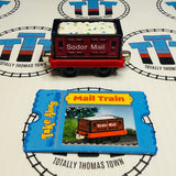 Mail Car that Flips (2003) Good Condition with Character Card Used - Take Along