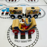 BRIO Egyptian Adventure Set NO TRACK/Brittle Fair Condition Figure/Different Cargo Cars 33917 Wooden - Used in Box