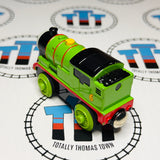 Percy - Motorized Battery-Operated Percy (Learning Curve 2002) Noisy Wooden - Used
