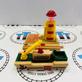 BRIO Lighthouse and Boat 33677 with Light and Sound #1 Track Activator Not Working (See Notes) Wooden - Used