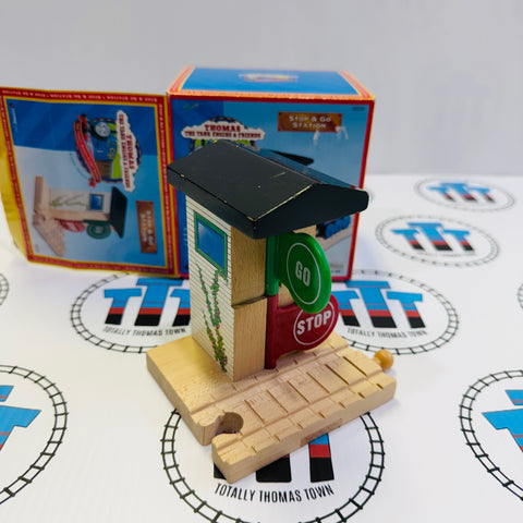 Stop & Go Clickity Clack with Box Wooden - Used