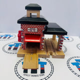 Fire Station #4 Door Does Not Stay Up Fully and Marked Track Wooden - Used