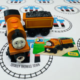 Duke & Tender with Card (Learning Curve) Good Condition Wooden - Used