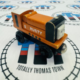 Rusty (Learning Curve 1996) Fair Condition Chipping Paint Wooden - Used