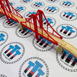 Double Suspension Bridge BIGJIGS Rail Wooden - New in Opened Box