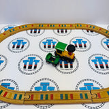 BRIO 33126 Wee Sing Train Set Fair Condition Discoloured Track Wooden - Used