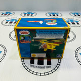 Tiger Moth Plane Grey Blades (Learning Curve) with Character Card Wooden - Excellent/New in Box