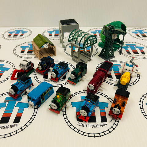 Capsule Plarail Wind-Up and Pull Along Broken Pieces, Missing Pieces, Missing Stickers Fair Condition/Glued Value Pack #2 - Used