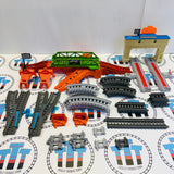 Circuit de course Thomas et Percy n° 1 complet avec Thomas et Percy profilés (1 pont se détache facilement) - Trackmaster Revolution