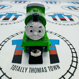 Percy in Coal with Card (Learning Curve 2003) Very Good Condition Marked on Bottom Wooden - Used