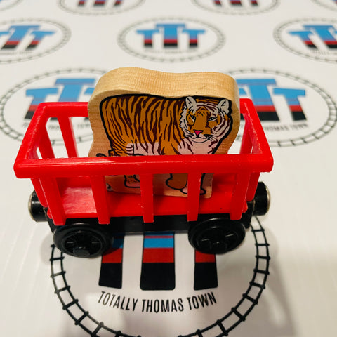 Circus Car with Tiger Wooden - Used