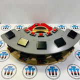 Deluxe Roundhouse #2 with Turntable Chipped Pegs/Damaged Wrench Wooden - Used