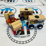 BRIO Egyptian Adventure Set NO TRACK/Brittle Fair Condition Figure/Different Cargo Cars 33917 Wooden - Used in Box