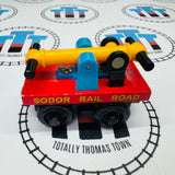 Handcar Red Discoloured (Learning Curve 2001) Wooden - Used