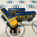 MRH5 - 1702 Yellow Trains Generic Brand Wooden - Used
