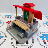 BRIO Central Station Set #1 (Missing 1 Sign, Signal, Tunnel Lid) 33988 Wooden - Used