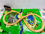 Instant System Set No. 3 1994 (No Trains/Trees/Signs) Vintage Clickity Clack Wooden - Used