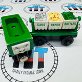 Recycling Cars no Rubber Piece (Learning Curve) Fair Condition Wooden - Used