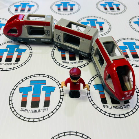 BRIO 33505 Travel Train With Driver Figure Only Wooden - Used