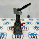 Cranky the Crane Grey Some Chipping Paint Wooden - Used